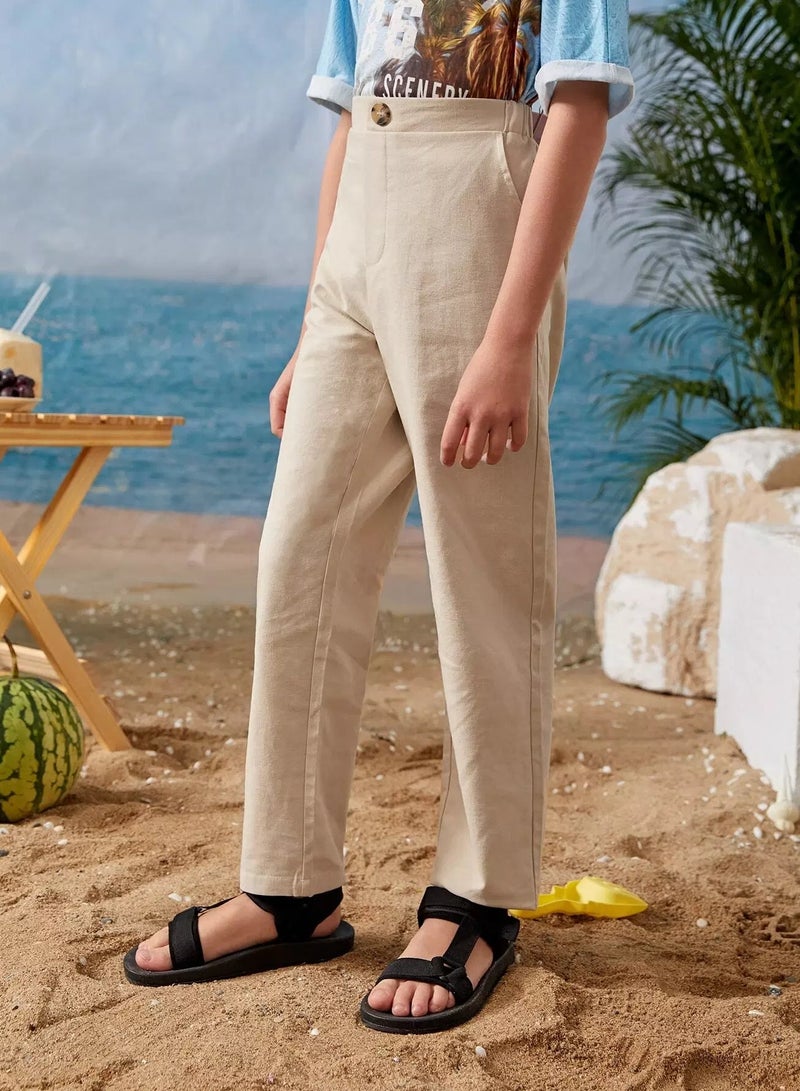 Boys Patch Pocket Pants - Image 1