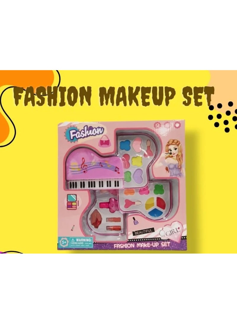 مكياج البنات على شكل بيانو – لأن الجمال يبدأ باللعب!   علبة مكياج مميزة للأطفال تجمع بين التسلية والأناقة في تصميم بيانو موسيقي جذاب! - Image 2