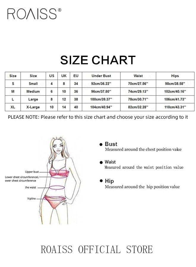 roaiss 3Pcs Butterfly Pattern Lingerie Set for Women Three Point Type Hollow Design Underwear Suit Includes Garters Ladies Adult Babydolls Cosplay Costumes - Image 3