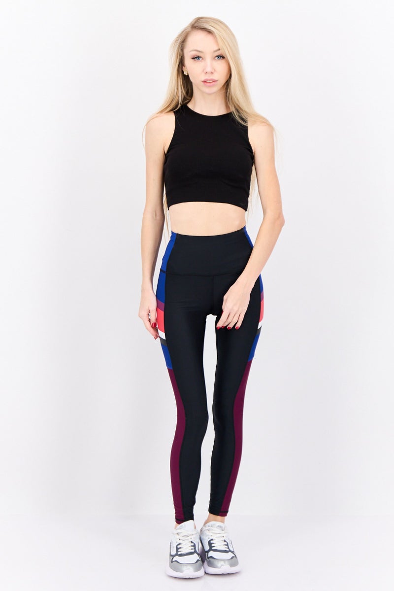 SKECHERS سراويل تدريب رياضية نسائية، سوداء - Image 4