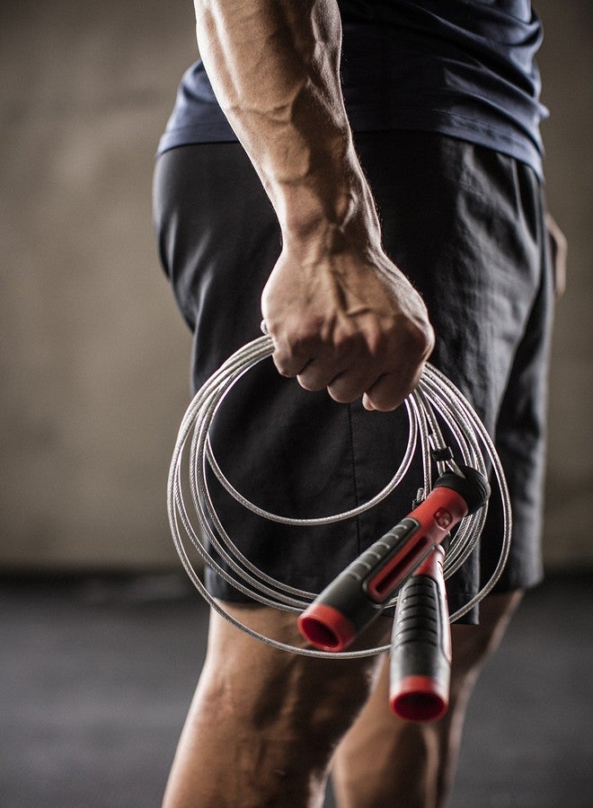 Harbinger Pro Speed Rope Pro Speed Jump Rope for Cardio Training, 10-Foot Adjustable - Image 3
