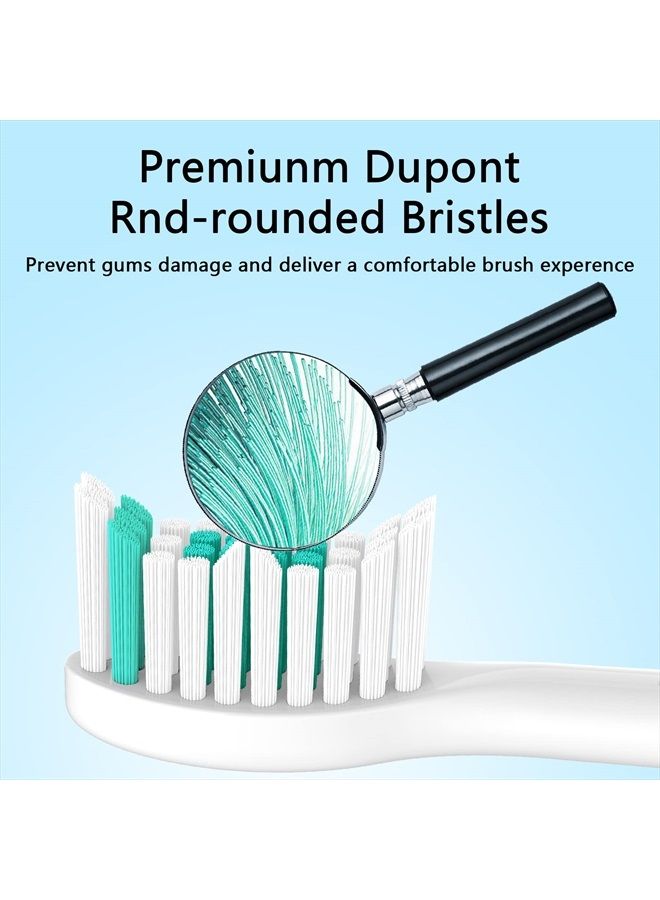 Aoremon Replacement Toothbrush Heads Compatible with Philips sonicare E-Series, 6 Pack Replacement Brush Heads Come with Caps - Image 4