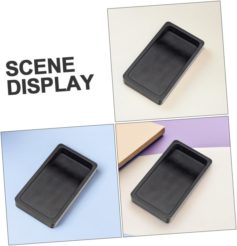 ERINGOGO 2-sided Printing Inkstone Calligraphy Supplies Portable Lightweight Inkstone Made of Safe Material for Students - Image 4