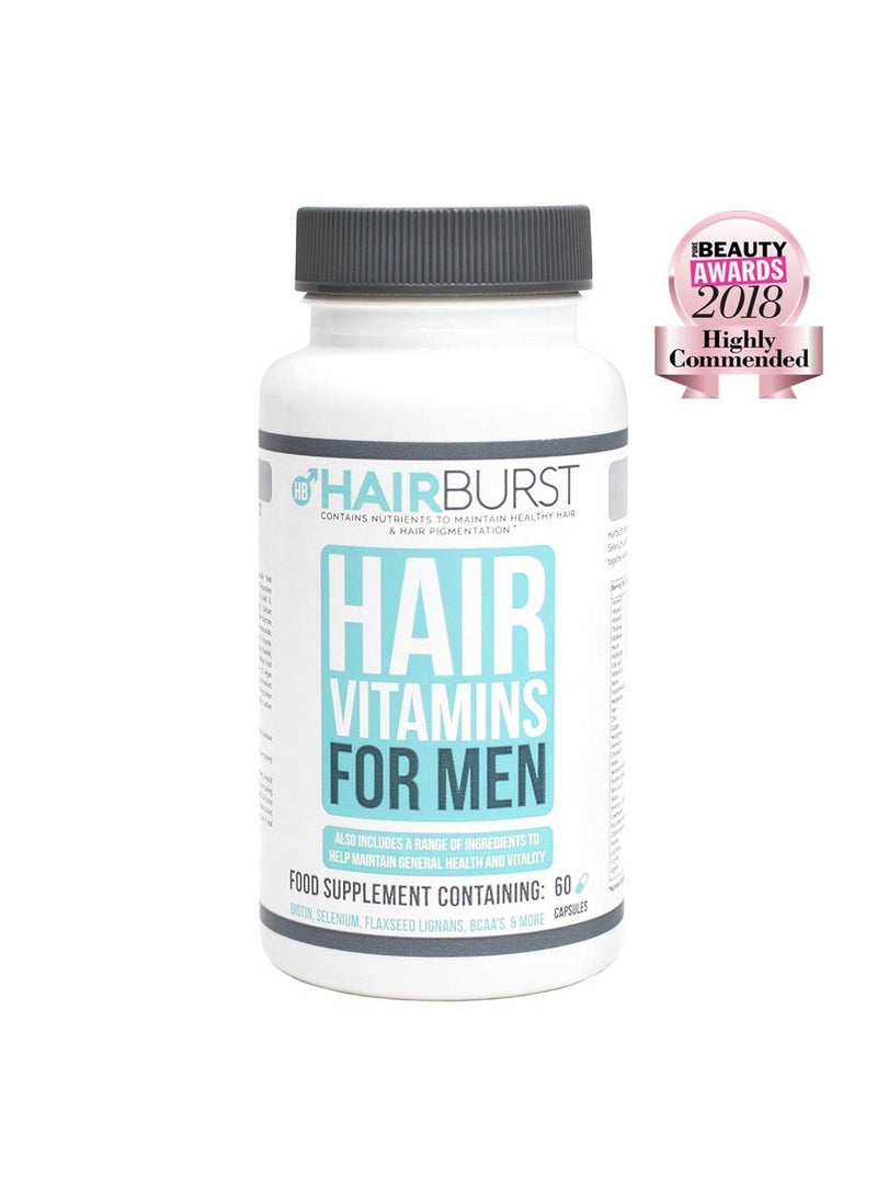 HAIR BURST Hair Vitamins for Men — Helps to Prevent Hair Loss - Mens Multivitamins Containing 30 Vitamins and Minerals Including Biotin  - Image 4
