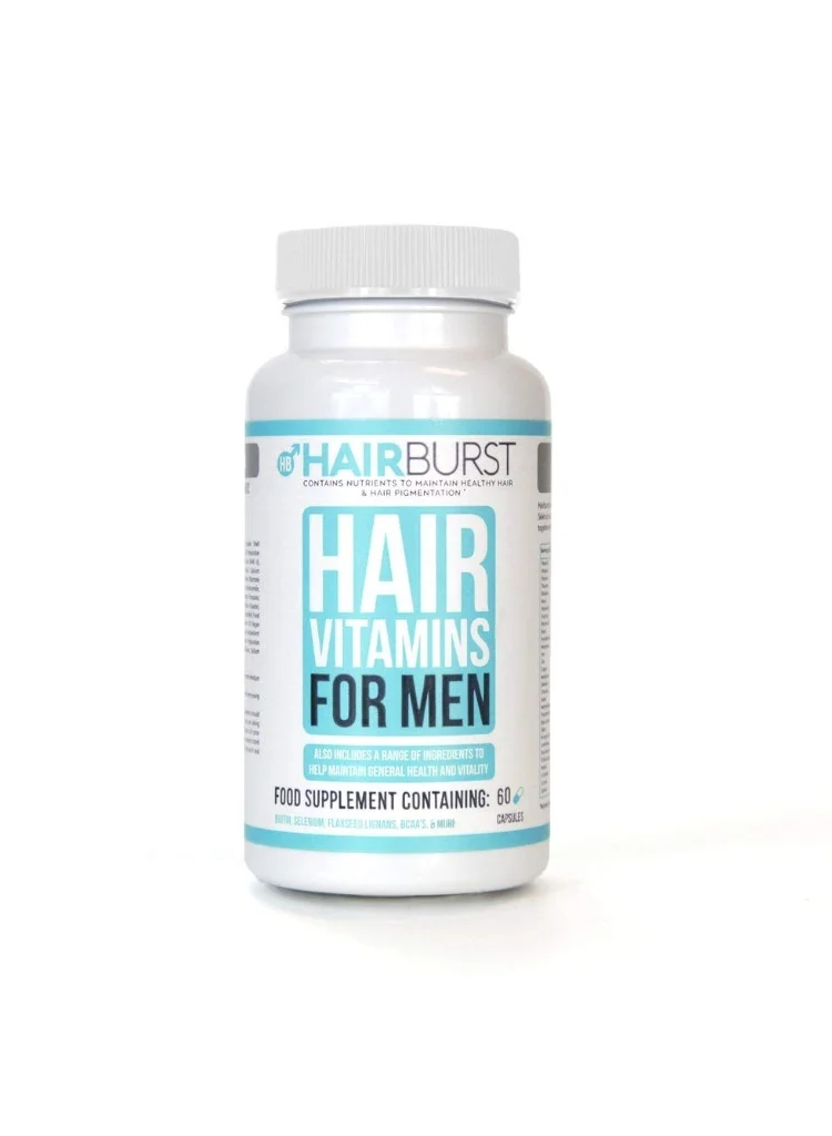 هيربرست فيتامينات الشعر للرجال - تساعد على منع تساقط الشعر - فيتامينات متعددة للرجال تحتوي على  فيتامين ومعدن بما في ذلك البيوتين