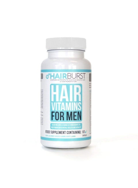 Hair Vitamins for Men - Helps to Prevent Hair Loss - Mens Multivitamins Containing 30 Vitamins and Minerals Including Biotin