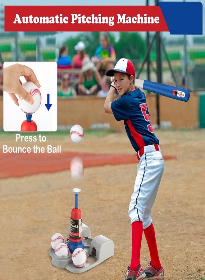 VROGTIK Adjustable T-Ball Set for Kids 3-8 | Outdoor Baseball Toy with Bat, Ball & Tee | Sports Gift for Toddlers & Boys in Backyards - Image 4