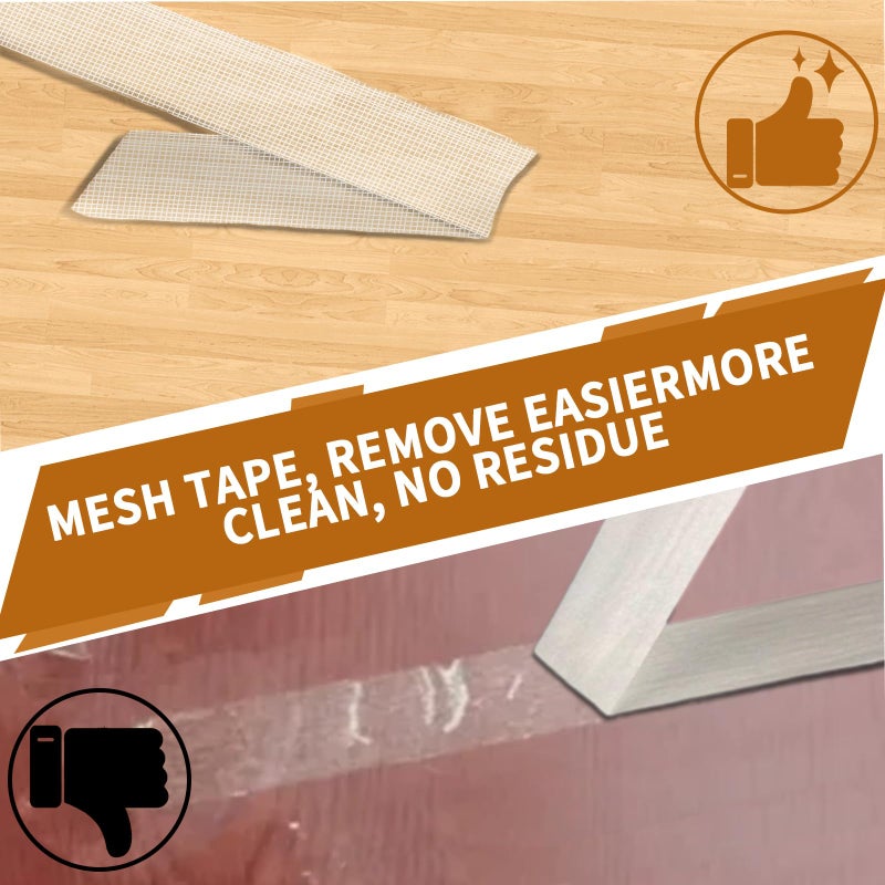 Kwtpsg Double Sided Fabric Tape Heavy Duty,Double Stick Carpet Tape,Fabric Tape Multifunctional Double Sided 1Inch x 33FT High Stickness Strong 2 Sided Tape 1 Rolls - Image 5