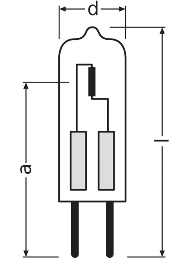 Osram Osram Halogen Capsule Lamp Dimmable Halo Star, G4, 50 W, 12 V 910 Lm [Energy Class C]  - Image 3