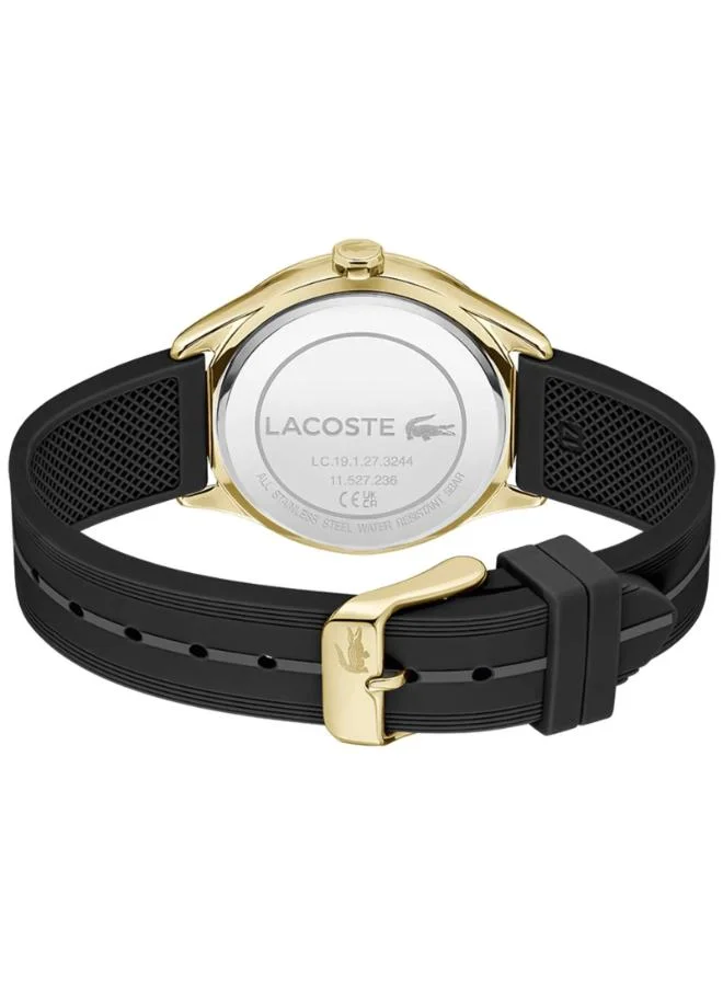 LACOSTE  Quartz Analog Watch with Black Silicone Strap for Women | Best Price UAE