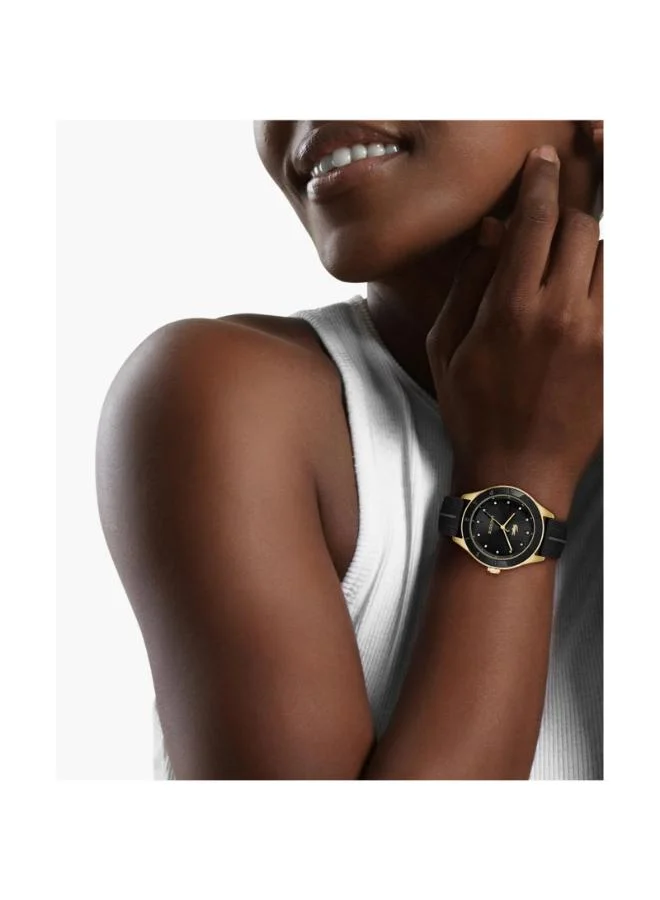 LACOSTE  Quartz Analog Watch with Black Silicone Strap for Women | Best Price UAE