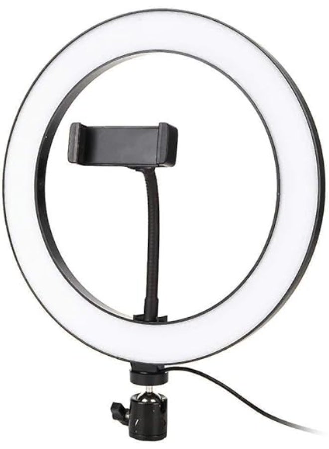 حلقة رينج لايت بأربعة اوضاع وكابل USB للموبايل مقاس 26 سم - Image 4
