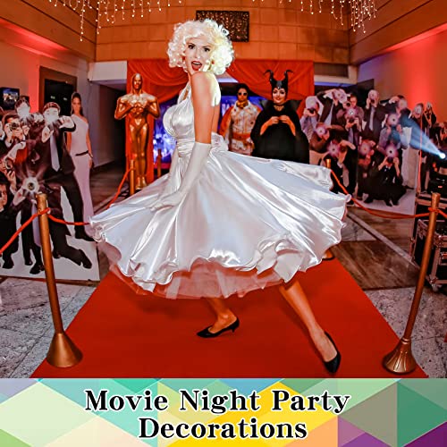 DLUGOPIS 10 Pieces Movie Theater Party Favors Hollywood VIP Pass Red Carpet Birthday Party Event VIP Pass Birthday Invitation - Image 2
