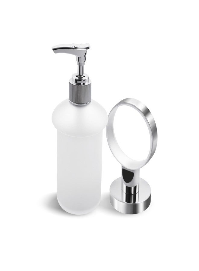 SWETON Bathroom Lavatory Soap Lotion Dispenser Pump Wall Mount with SUS304 Stainless Steel Holder - Image 1