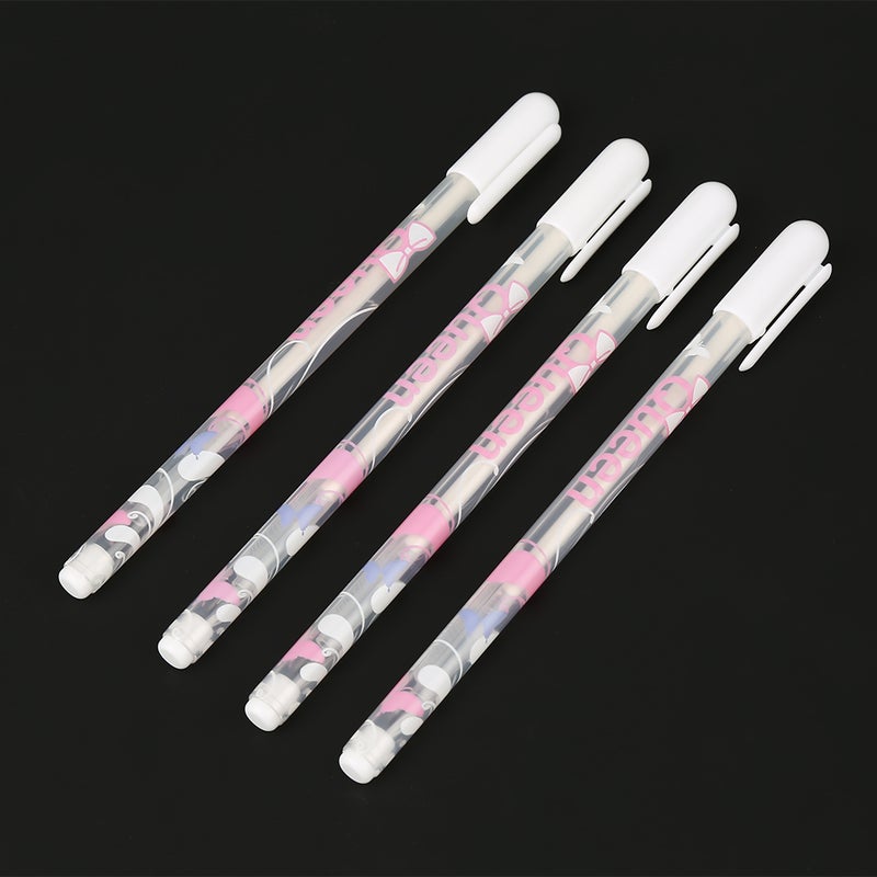 4Pcs/Set 0.8mm White Ink  Gel Pen Greeting Card  Marker Pens Writing Supplies - Image 2