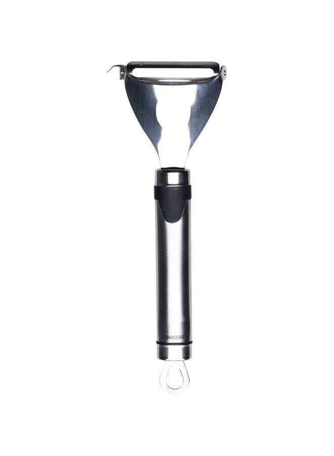 بيرجنر قشارة فواكه وخضار على شكل حرف Y من مصنوعة من الفولاذ المقاوم للصدأ - سهلة الاستخدام - فضي - 6 × 18.5 سم - BG-3217 - Image 2