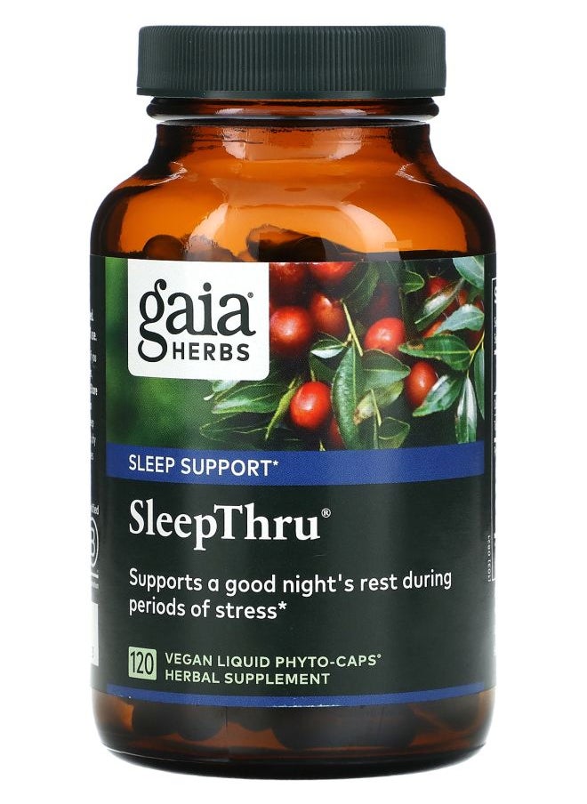 Gaia Herbs SleepThru 120 Vegan Liquid Phyto-Caps 