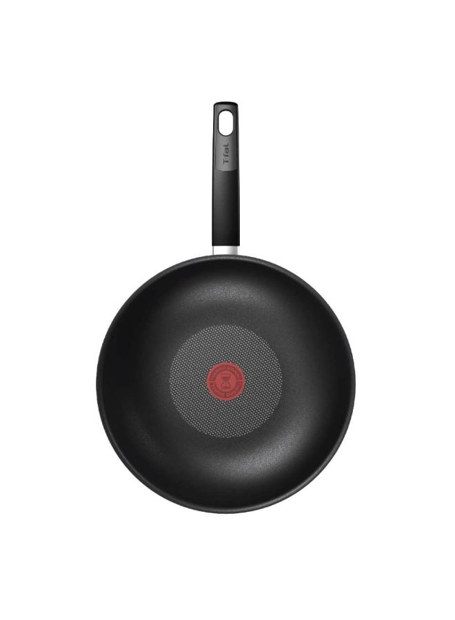 T-Fal Simplicity Wokpan 28 cm, Durable Non-Stick Coating, Safe-Non-Stick Coating, Heat Indicator, Diffusion Base, Easy Cleaning, Stovetop Compatibility, Made in France,  B4481982 - Image 2