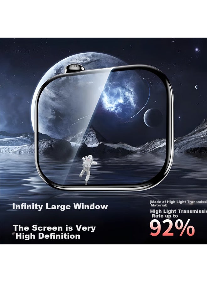 Smorss Screen Protector For Apple Watch S11/s10, Full Coverage Ultra-clear Anti-drop Tempered Glass Film For Iwatch S11, Non-steel Full Screen Protector, 46mm - Image 1