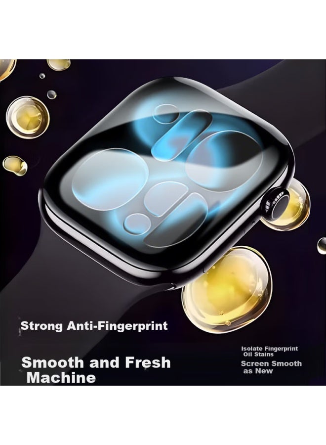 Smorss Screen Protector For Apple Watch S11/s10, Full Coverage Ultra-clear Anti-drop Tempered Glass Film For Iwatch S11, Non-steel Full Screen Protector, 46mm - Image 5