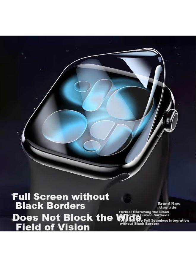 Smorss Screen Protector For Apple Watch S11/s10, Full Coverage Ultra-clear Anti-drop Tempered Glass Film For Iwatch S11, Non-steel Full Screen Protector, 46mm - Image 3