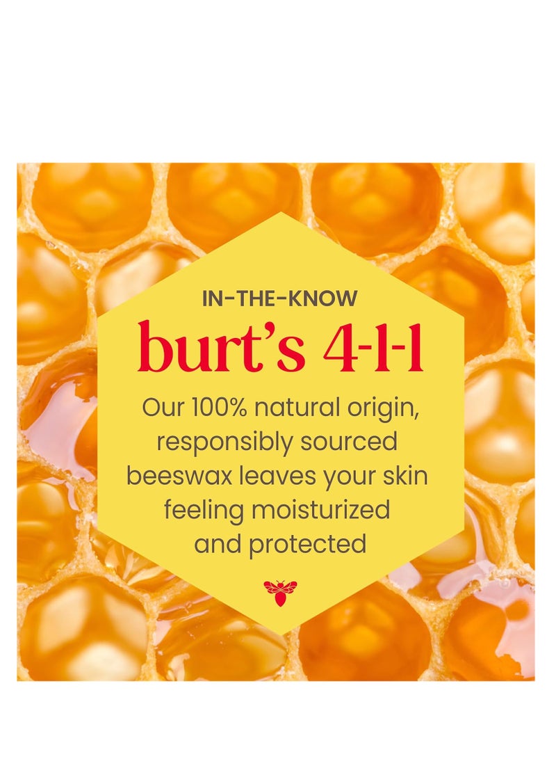 Burt's Bees مجموعة تينت شفاه شيمر من بيرتس بيز، قلم بلسم شفاه ملون، مرطب لترطيب طوال اليوم مع لمسة لامعة ذات أصل طبيعي ولون قابل للبناء، شمبانيا (4 عبوات) - Image 1