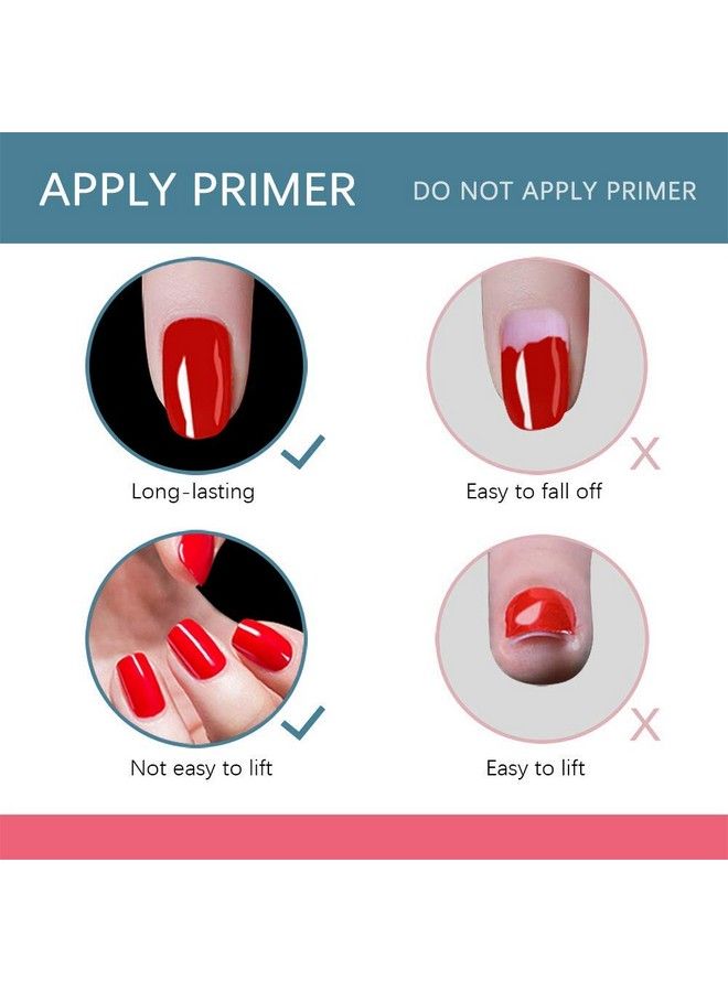 morovan Nail Prep Dehydrator And Nail Primer Xstrength No Burn Non Acid Nail Primer And Dehydrator For Acrylic Powder Fast Dry 0.5Oz - Image 5