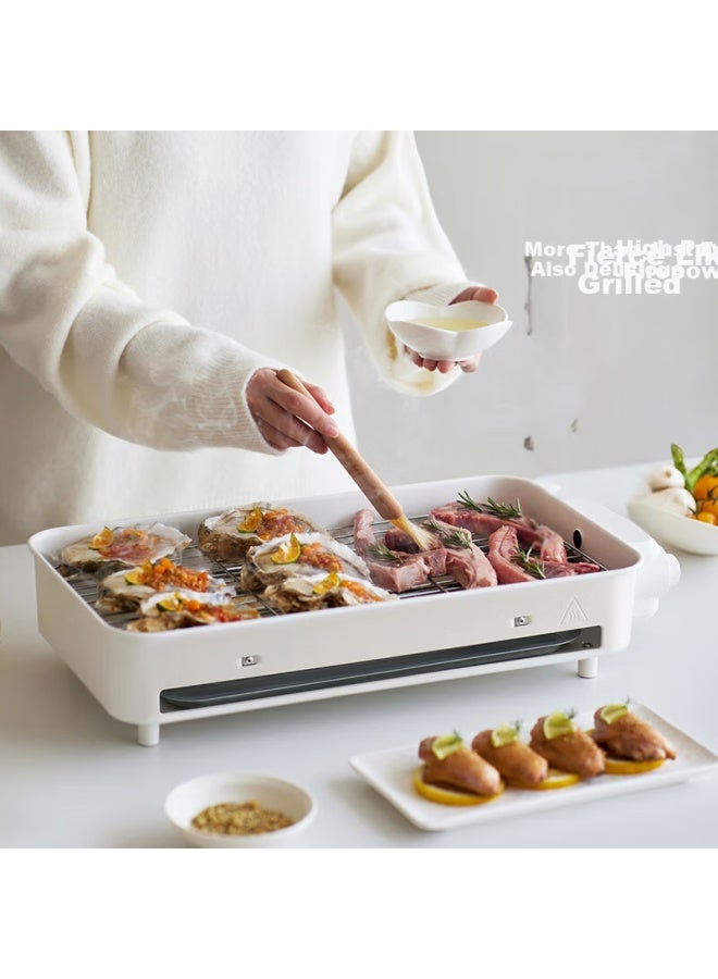 اوراکس Olayks Instant Electric Grill Pan، شواية باربكيو، شواية كهربائية منزلية داخلية، آلة سيخ، آلة تحميص سجق أوتوماتيكية - Image 2
