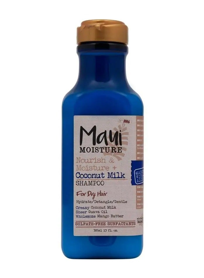 Maui Moisture Nourish & Moisture + Coconut Milk Shampoo 385ml