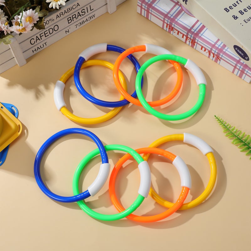 8pcs Diving Underwater Swimming Grab Toy Diving Training Accessory for Kid Child Boy Girl (Random Color) - Image 4