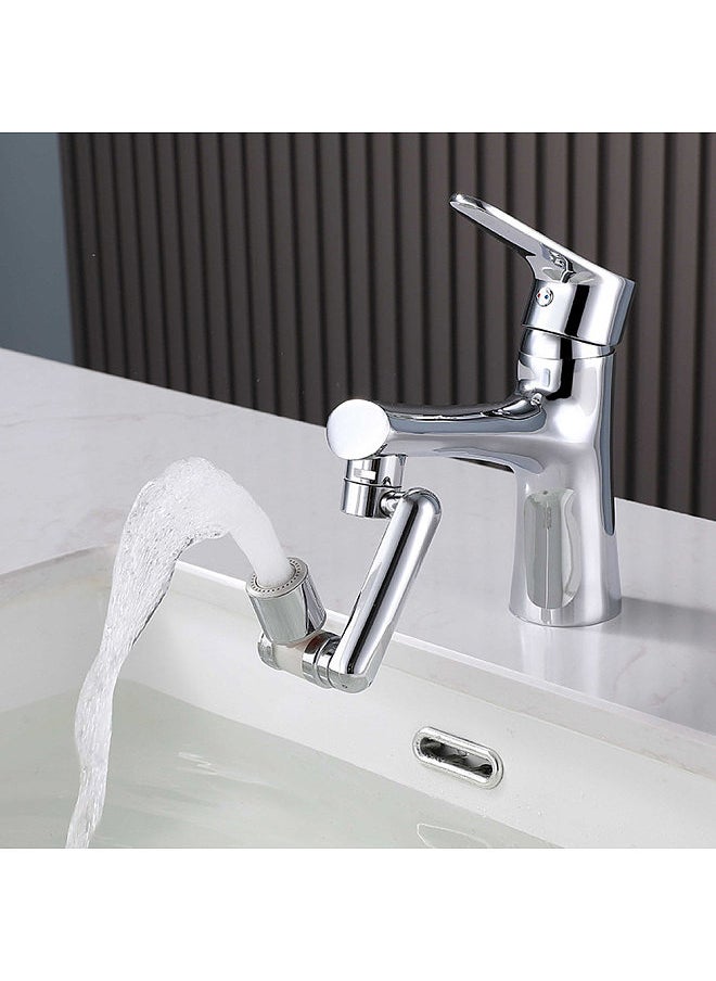 Generic - Universal Rotating Faucet Extender 2 Pack 1080 Degree Rotating Faucet Extender for Kitchen Bathroom Sink with 2 Water Outlet Modes Robotic Arm Water Nozzle Faucet Adaptor - Image 1