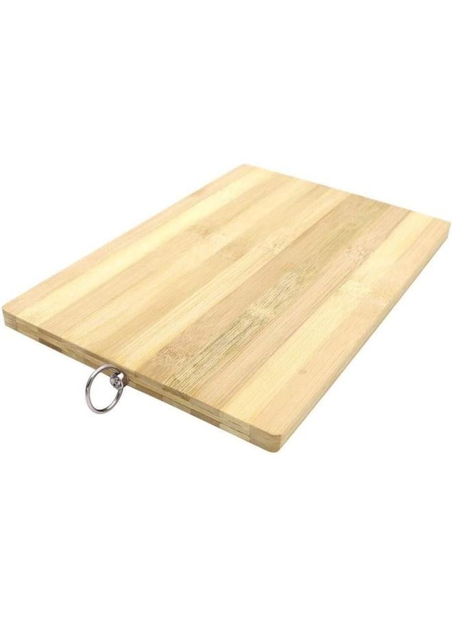 إي سي في في لوح تقطيع لوح تقطيع من خشب الخيزران خفيف عضوي للمطبخ لوح من خشب الخيزران لوح تقطيع خشب الخيزران أدوات المطبخ 36X26 سم - Image 4