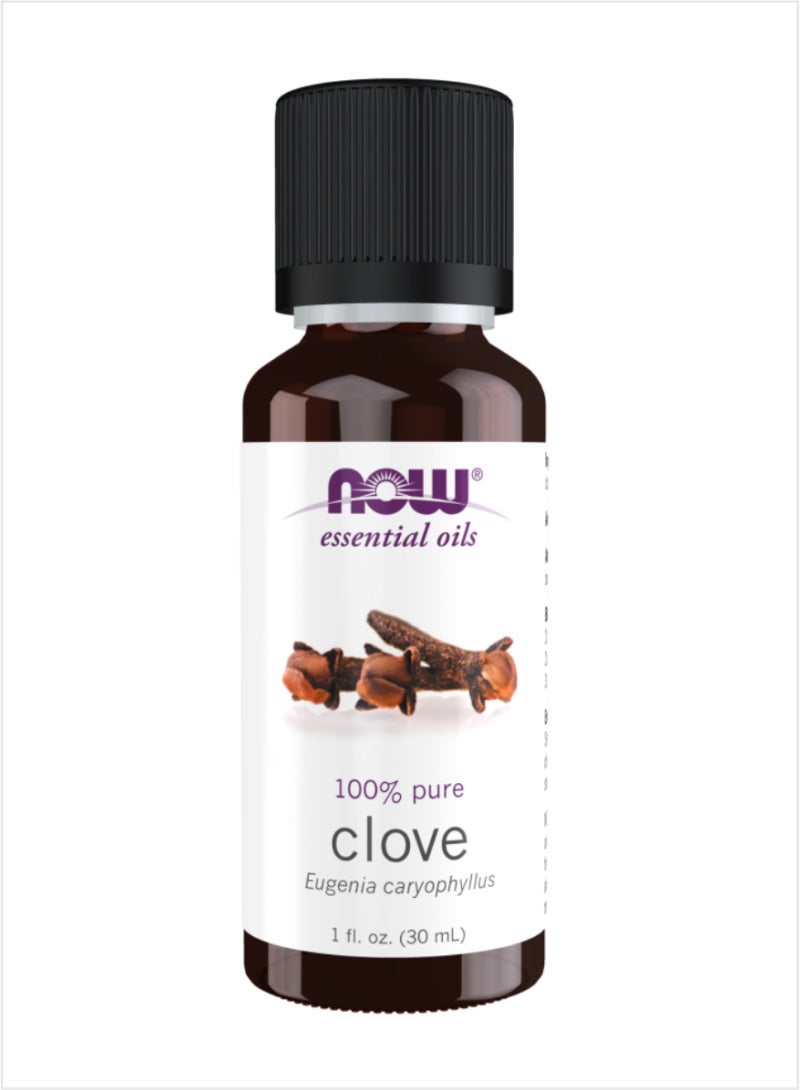 now NOW Clove Essential Oil - 100% Pure & Warm Spicy Scent, 30ml 