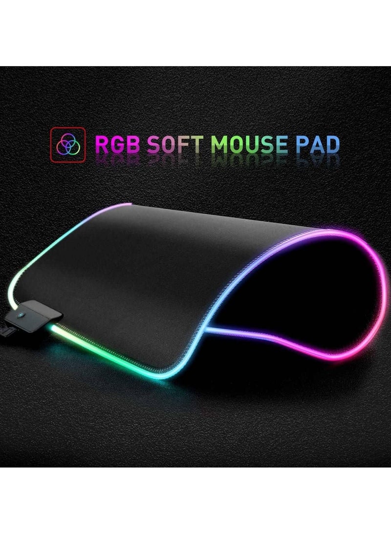 هافيت لوحة ماوس هافيت MP901 RGB، أسود، 363 * 265 * 3 ملم - Image 5