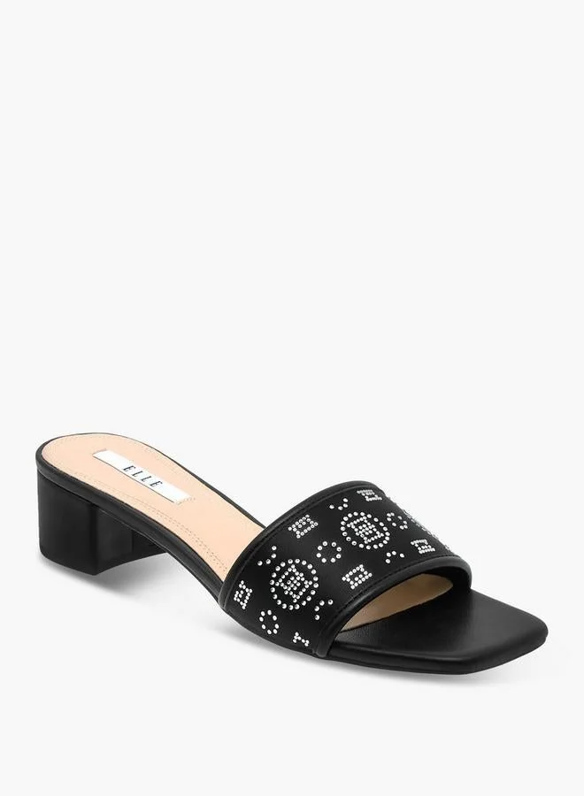 ايل Women Embellished Block Heel Sandals