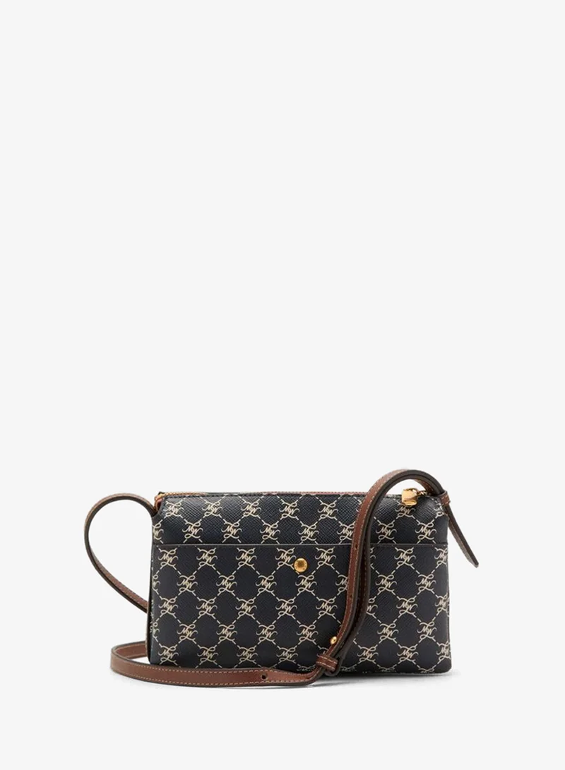 Mango Shoulder Bag With Printed Logo
