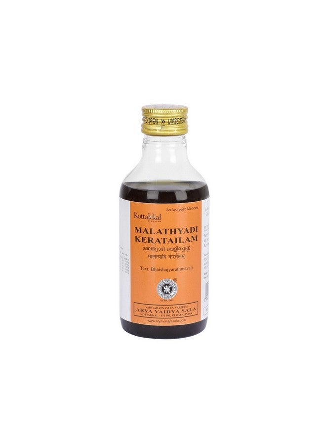 Kottakkal Arya Vaidya Sala Ayurvedic Malathyadi Keratailam - 200 ml - Image 1