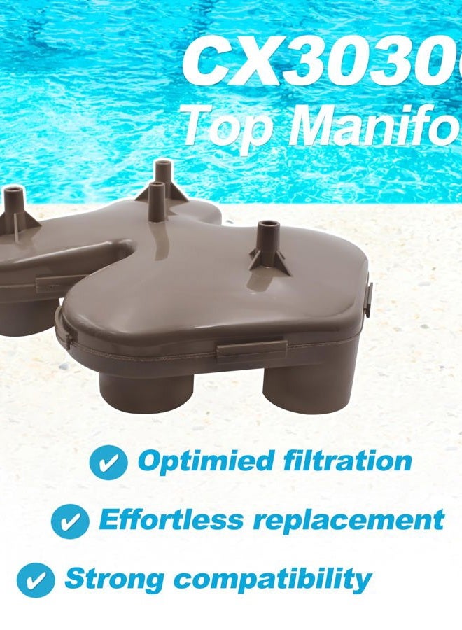 Mulan CX3030C Top Manifold Replacement for Hayward Swim Clear Cartridge Filter C2030 C3030 C4030 - Image 2
