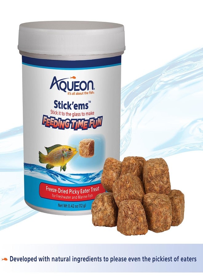 Aqueon Stick'ems Freeze-Dried Picky Eater Pet Fish Treat - Image 2