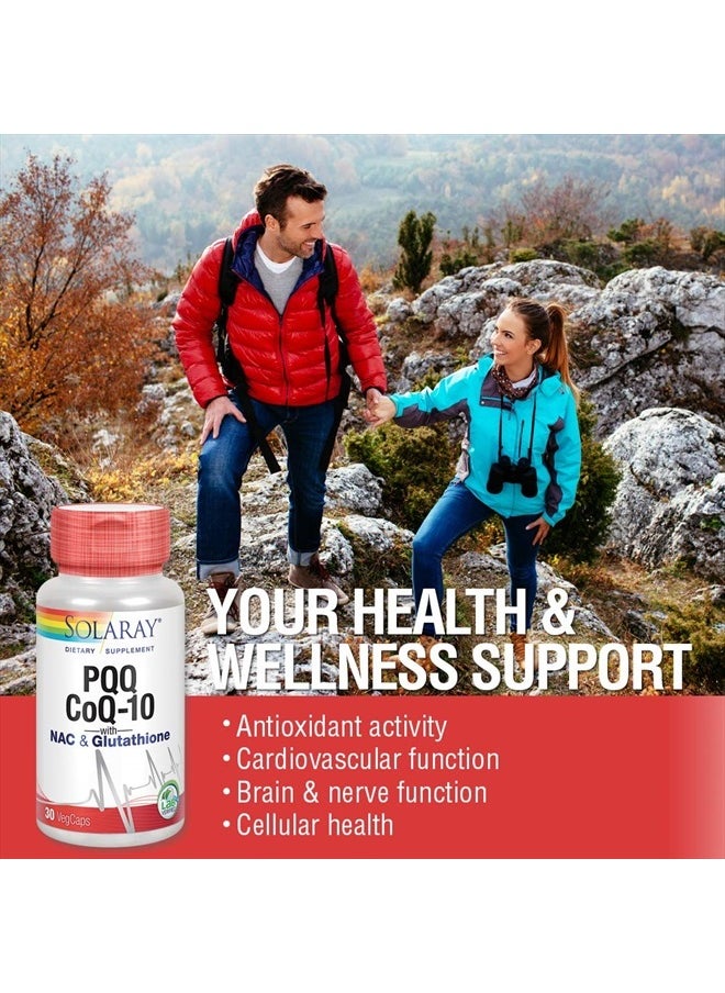Solaray - Solaray PQQ CoQ10, Heart Health Support, 30ct - Image 1