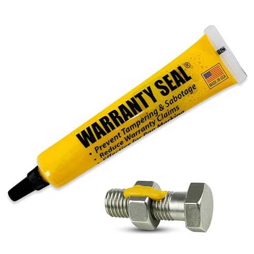 Sherco-Auto Yellow Torque Seal - Tamper Proof Cross Check Repair & Maintenance Warranty Torque Marker - 1.8 Oz Squeeze Tube Indicator for Bolts & Fasteners - Made in USA - Image 1