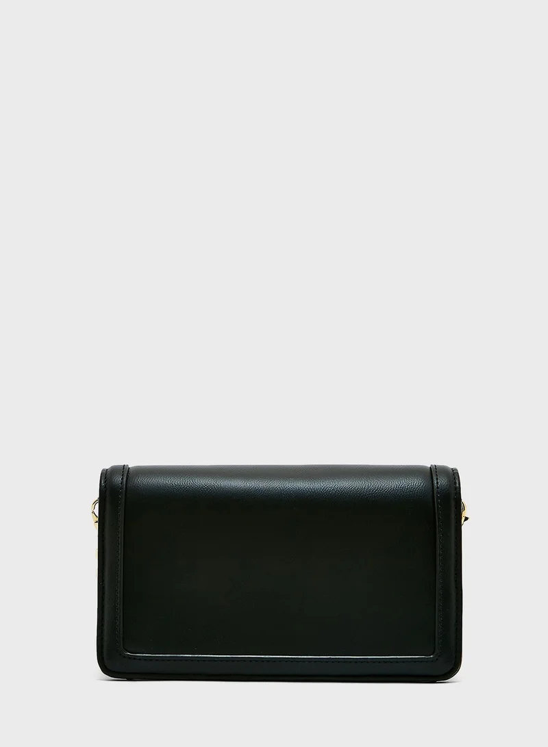 Love Moschino Logo Detail Wallet On Chain