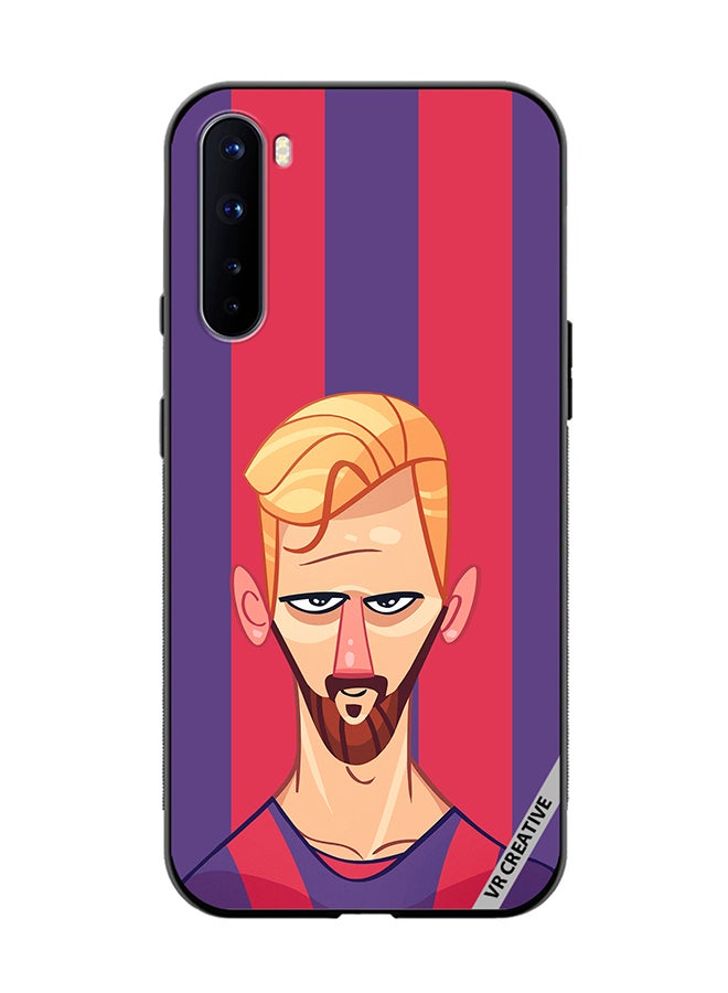 VR CREATIVE Protective Case Cover For OnePlus Nord Messi Design Multicolour - Image 1