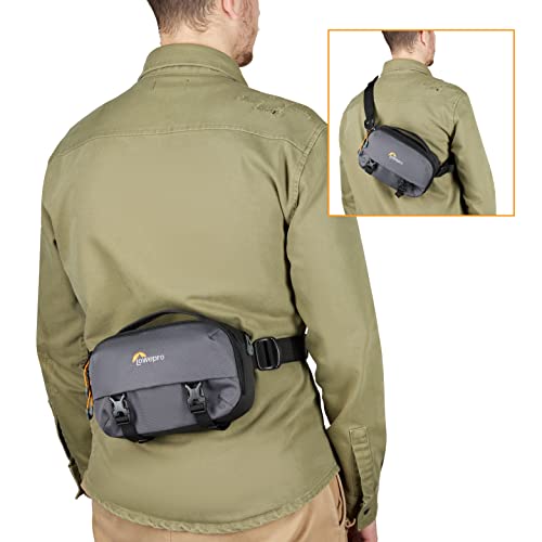 Lowepro حقيبة كاميرا لوبروا تريكر لايت HP 100، حقيبة ظهر مدمجة مع جيب للتابلت، حقيبة كاميرا لمستشعر المحاصيل، نظام ضغط أولتراسينش، رمادي - Image 4