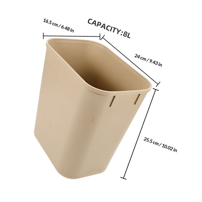 Plastic Waste Basket, Sturdy Construction for Reliable Garbage Management in Family Spaces - Image 2