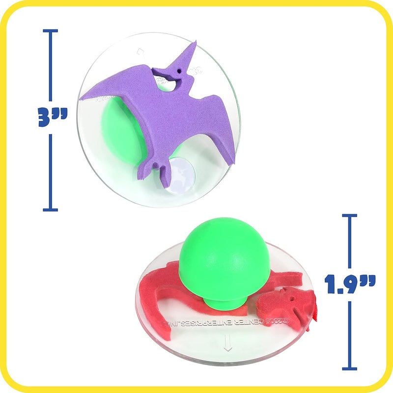 READY 2 LEARN Giant Stampers - Dinosaurs - Set of 6 - Easy to Hold Foam Stamps for Kids - Arts and Crafts Stamps for Displays, Posters, Signs and DIY Projects - Image 3