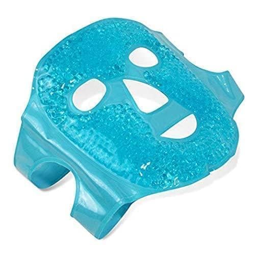 Perfecore Facial Mask Get Rid of Puffy Eyes Migraine Relief Sleeping Travel Therapeutic Hot Cold Compress Pack Gel Beads Spa Therapy Wrap for Sinus Face Puffiness Headaches Gel Mask - Image 3