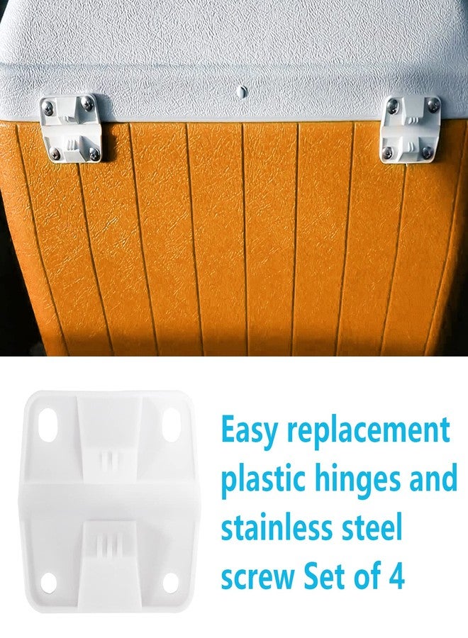 RO6G Cooler Replacement Plastic Hinges with Screws Set for Coleman Cooler - 4 Pack - Image 5