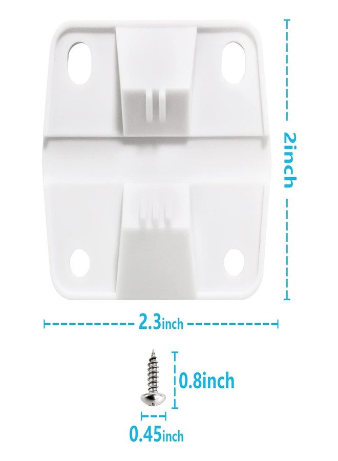 RO6G Cooler Replacement Plastic Hinges with Screws Set for Coleman Cooler - 4 Pack - Image 2