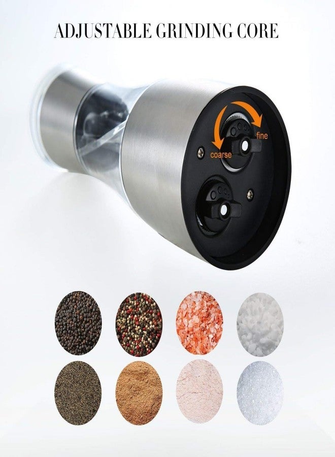 SEMNOX CREATION Pepper Grinder Premium Stainless Steel Salt and Pepper Mill with Adjustable Coarseness Salt Grinder and Pepper Shaker Mill - Image 2